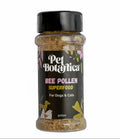 Bottle of Pet Botanica Bee Pollen Superfood for dogs and cats on a white background