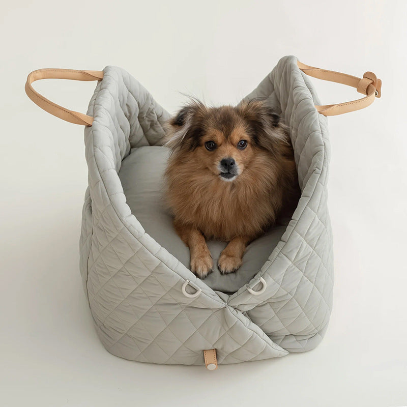 Quilted Pet Car Seat Carrier